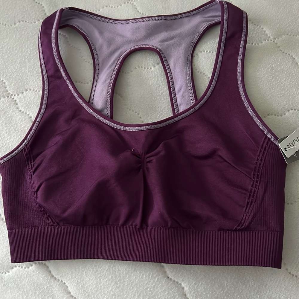 NWT. Aerie purple Sports bra